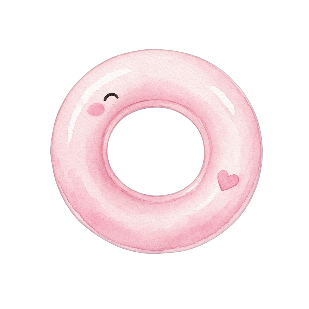 水彩のうきわ